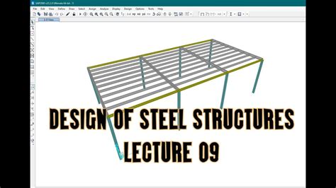 Lecture 09 | Wind Load Calculation - 1 | Design of Steel Structures | SAP2000 - YouTube