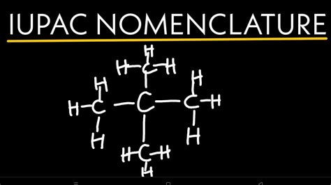 2,2-dimethylpropane (IUPAC NOMENCLATURE ORGANIC CHEMISTRY) - YouTube