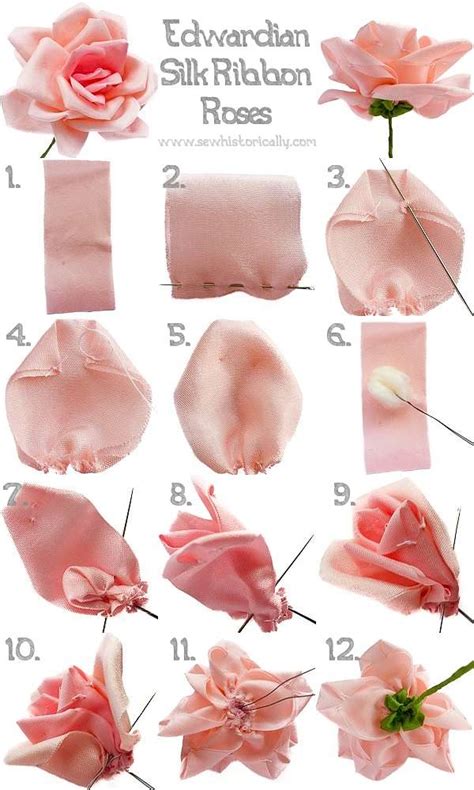 4 Ways To Make Real Silk Roses - Sew Historically