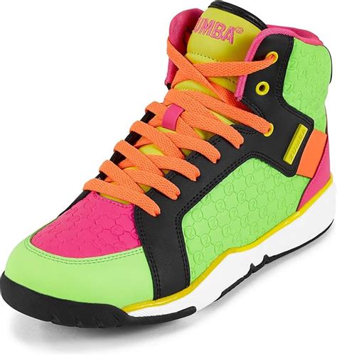 Zumba Energy Boom High Top Athletic Shoes Dance Gym Workout Sneakers ...