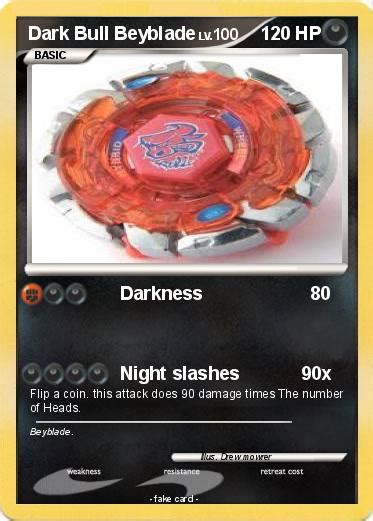 Pokémon Dark Bull Beyblade - Darkness - My Pokemon Card