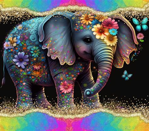 Elephant Art Drawing, Watercolor Elephant, Elephant Painting, Paintings ...