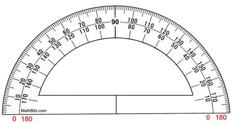 Protractor Drawing