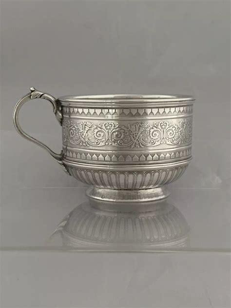 Antique Silver French Victorian Era Coffee Cup Circa 1880 Paris Sterling Large | 670816 ...