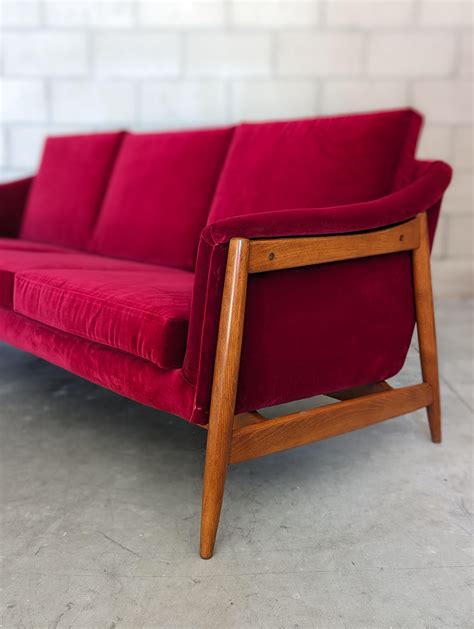 Mid Century Modern Sofa Designed by Folke Ohlsson for Dux of Sweden ...