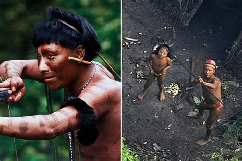 Uncontacted Amazon tribe 'rip outsiders apart' with monster 7ft arrows 'fired from 800ft ...