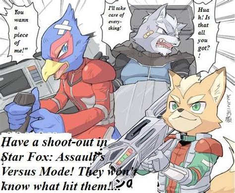 Fox, Falco, Wolf: Star Fox: Assault VS. Mode fanart Star Fox, Video Games Funny, Funny Games ...