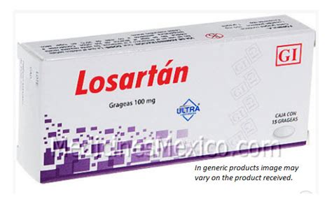 Cozaar Losartan Generic 100 mg 30 tabs. Mexican online pharmacy - Mexico pharmacy drugs