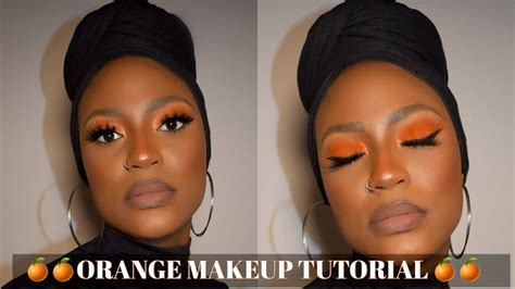 Orange Makeup Looks On Dark Skin | Saubhaya Makeup