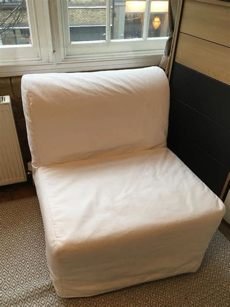 Ikea Lycksele Håvet single chair bed/futon in white | in Central London ...