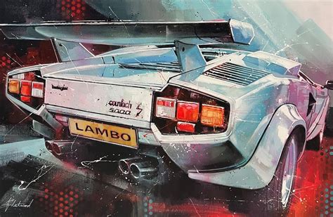 Lamborghini Countach - Fleetwood - Buckingham Fine Art Publishers Ltd