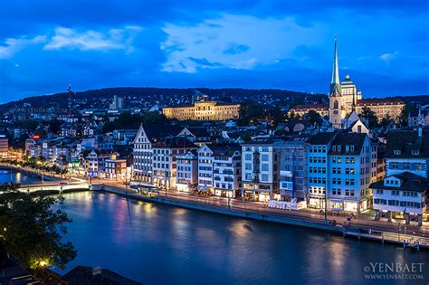 Zürich - Limmat Quay and River View from Lindenhof Hill | Flickr