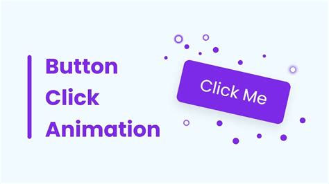 Button Click Animation in HTML CSS & JavaScript