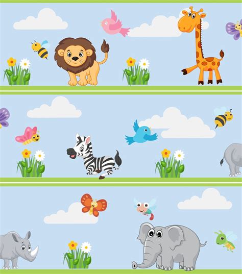 Safari Animal Border - Kidz 'n Clan