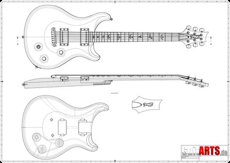 Download free PRS style guitar building plan!