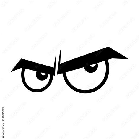 Mean Eyes Cartoon