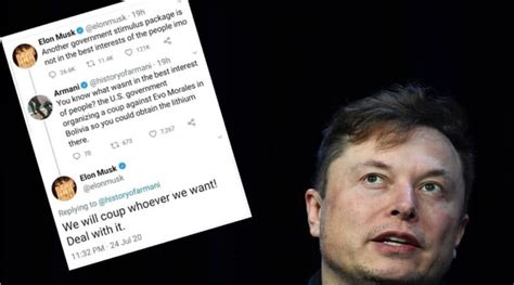 After Bolivia, Elon Musk Says Capitalists can Overthrow any Government They Want – Orinoco ...