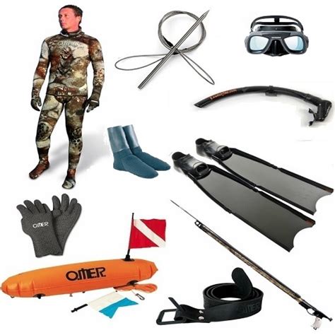 Spearfisher-Multi-pack 10 Spearfishing gear and equipment 1000sADS