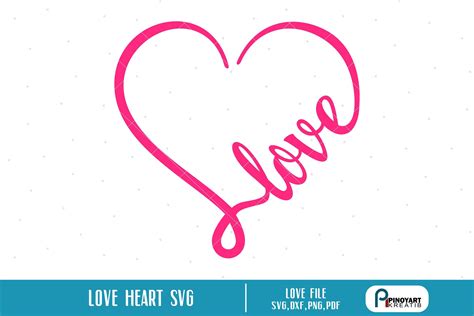 Love Heart svg, Valentine Heart svg, Heart svg, Love svg, Valentines ...