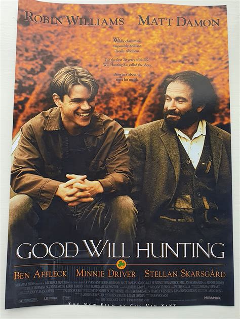 Good Will Hunting Script/Screenplay & Movie Poster And | Etsy