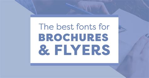 Best Fonts for Business Brochures and Flyers That Stand Out - Creative Market Blog