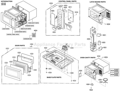 Ge JES1036WK Parts | Microwaves