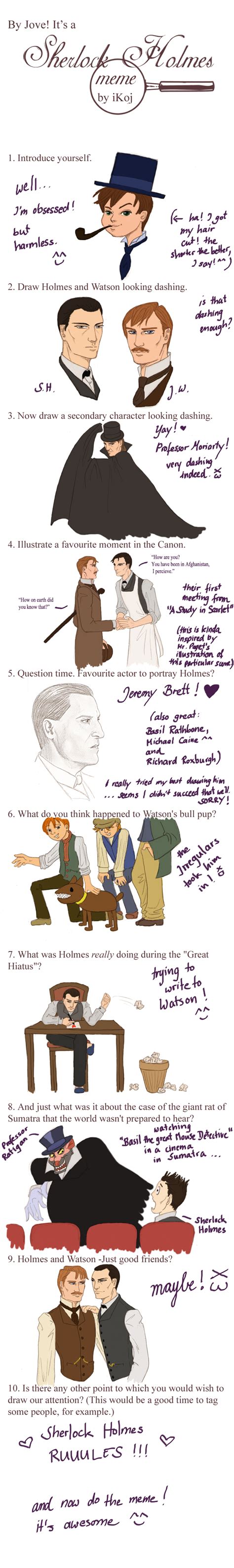 Sherlock Holmes meme X3 by kanetosama on DeviantArt