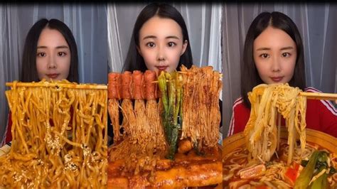 [MUKBANG ASMR] Китайская еда с соусом / CHINESE FOOD MUKBANG EATING SHOW... | Mukbang, Food ...