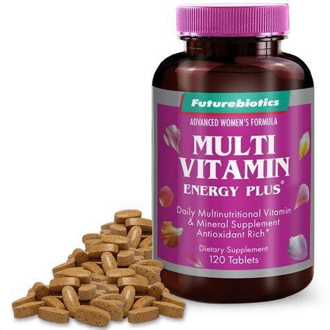 Futurebiotics Multivitamin Energy Plus for Women, 120 Tablets - Walmart.com - Walmart.com