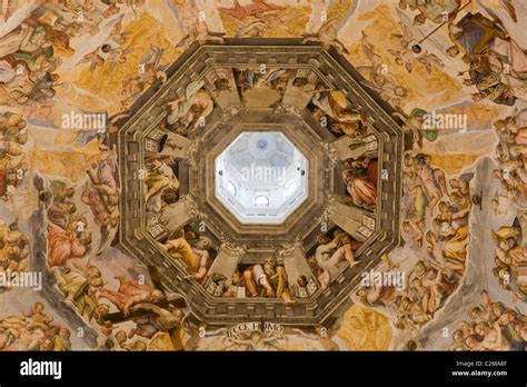 Ceiling detail inside the Duomo, Florence, Italy Stock Photo - Alamy