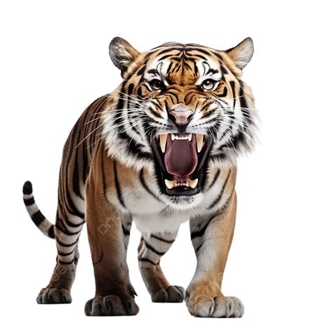 Bengal Tiger Majestic Roar, Bengal Tiger, Animal, Transparent PNG ...