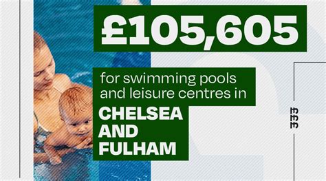 Greg Hands MP, a former swimming pool employee, welcomes £105,605 investment for Chelsea Sports ...