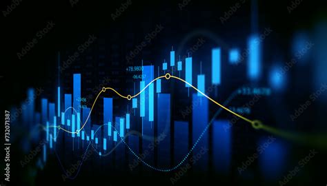 Stock market investment trading graph growth.Investment finance chart ...