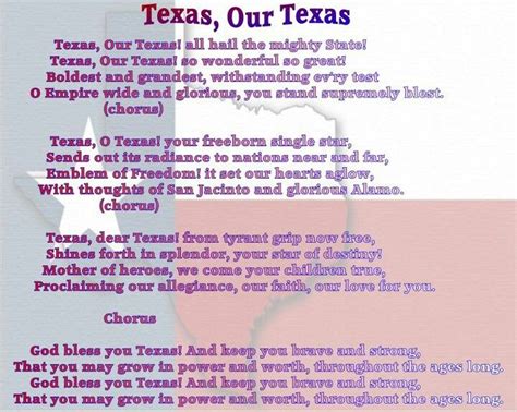 Texas Our Texas. Sing song and glue outside of brown bag | Independence ...