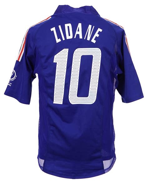 Lot Detail - 2002 Zinedine Zidane Team France World Cup Jersey (MEARS LOA)