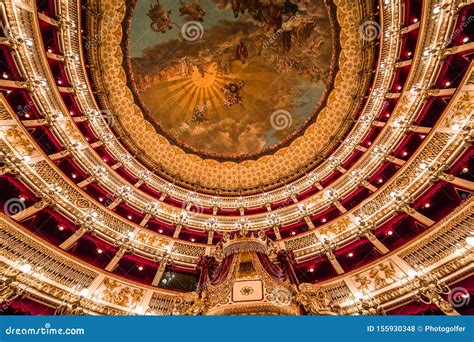 Teatro Di San Carlo, Naples Opera House Editorial Stock Photo - Image of teatro, carlo: 155930348