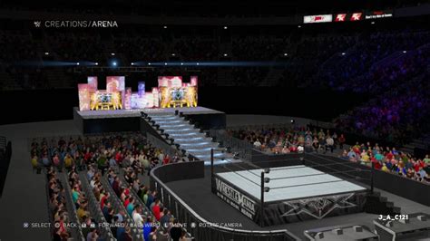 WWE 2K17 Arena Creation: Wrestlemania 20 (PS4) - YouTube