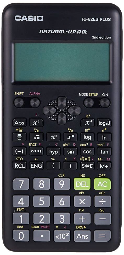 Casio Fx-82es Fx82es Plus Bk Display Scientific Calculations Calculator With 252 Functions ...