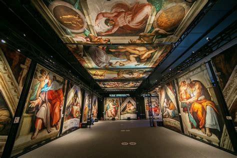 See reproductions of the Sistine Chapel frescoes in Oak Brook