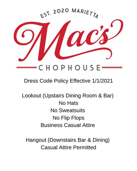 About Mac's Chophouse | Marietta Fine Dining Downtown