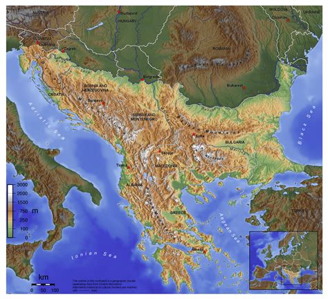 Maps of Balkans | Detailed Political, Relief, Road and other maps of ...