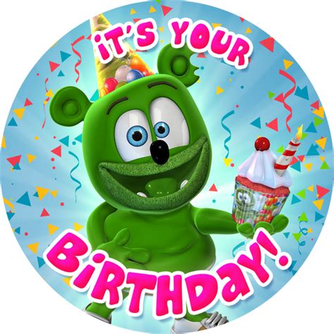 Gummibär (The Gummy Bear) It's Your Birthday! Sticker – GummyBearShop