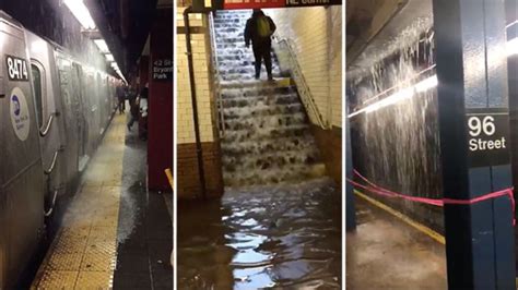 This Footage of New York's Flooded Subways Is Absolutely Insane