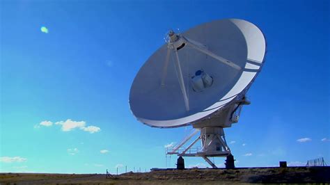 A Time Lapse Of Huge Satellite Dish Moving Stock Footage SBV-307958694 ...