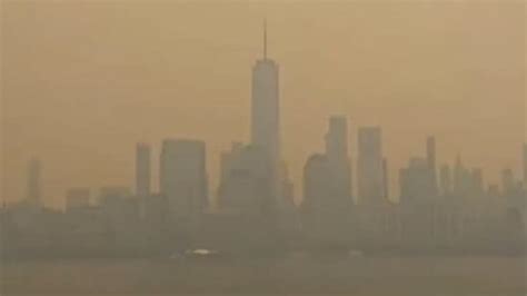 Time-lapse video shows visibility quickly deteriorating in NYC due to ...