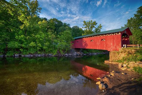 Arlington Green Covered Bridge - Vermont Photograph by Joann Vitali ...