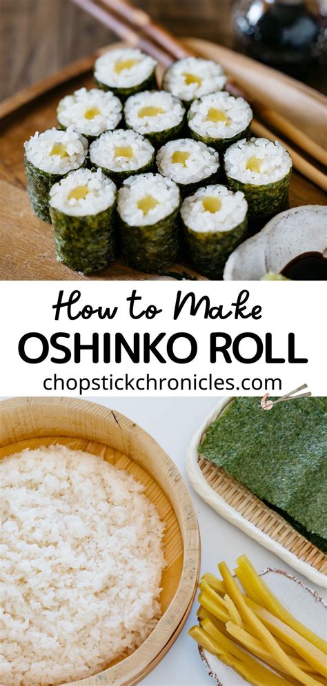 Vegan Sushi Oshinko Roll (お新香巻き） - Chopstick Chronicles | Recipe ...