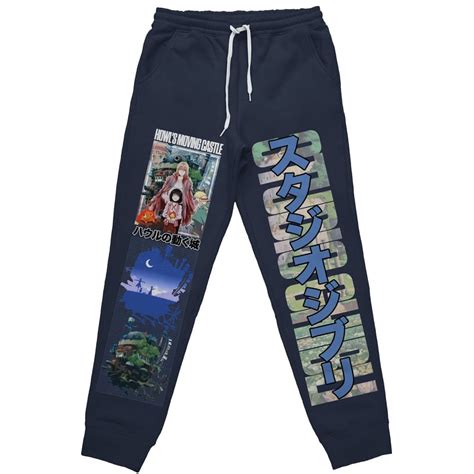 Howl’s Moving Castle Studio Ghibli Streetwear Sweatpants - Anime Ape