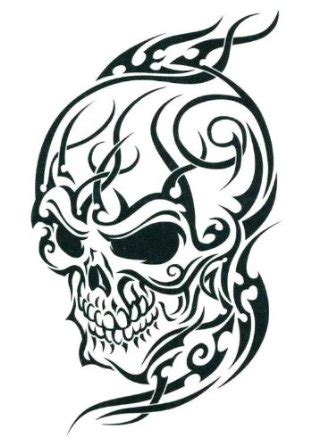 25 Cool Tribal Skull Tattoos