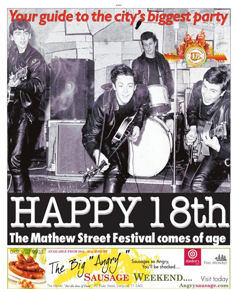 Happy 18th - the Mathew Street Festival comes of age by Liverpool Post ...